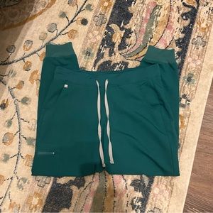 Figs Zamora Jogger Scrub Pants - Hunter Green - Medium